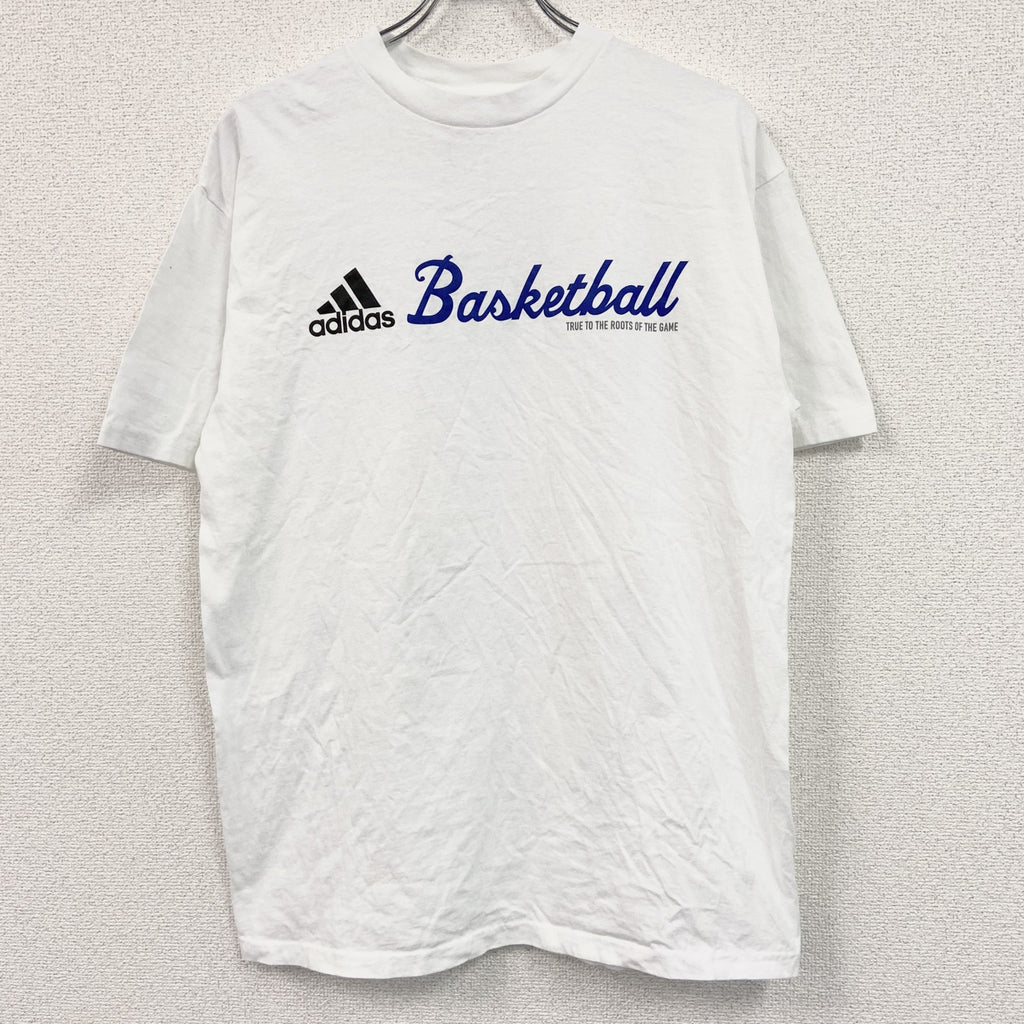 adidas　アディダス　半袖プリントTシャツ　白　ホワイト　Mサイズ
