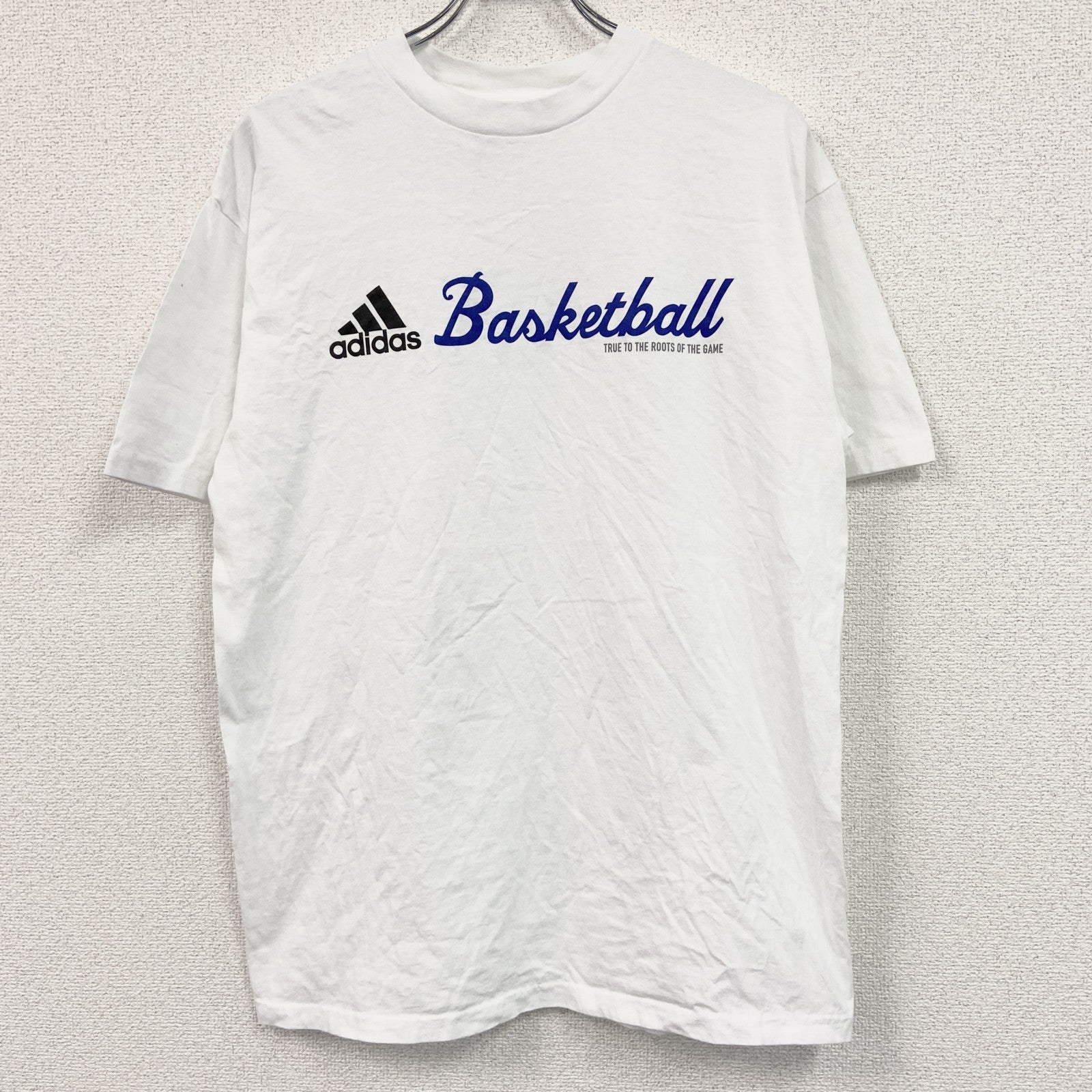 adidas　アディダス　半袖プリントTシャツ　白　ホワイト　Mサイズ