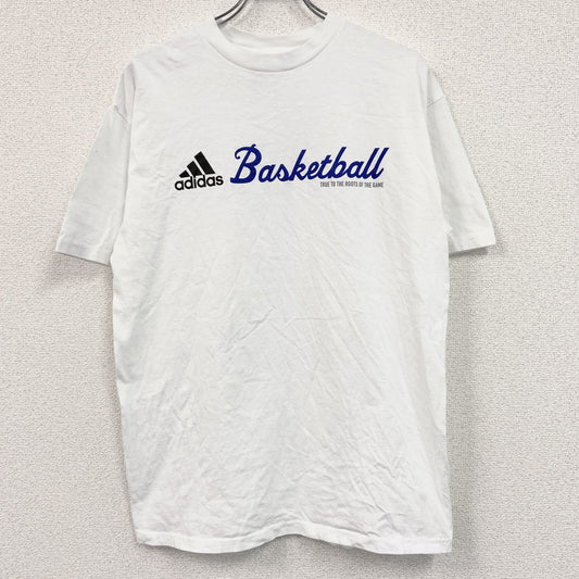 adidas　アディダス　半袖プリントTシャツ　白　ホワイト　Mサイズ
