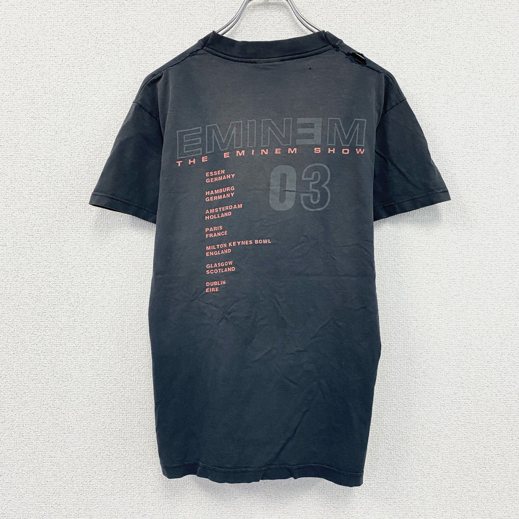 FRUIT OF THE LOOM　フルーツオブザルーム　EMINEM　エミネム　ラップTシャツ　黒　ブラック　Sサイズ