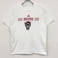 adidas　アディダス　半袖プリントTシャツ　白　ホワイト