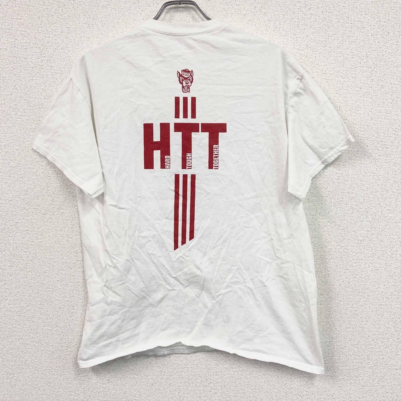 adidas　アディダス　半袖プリントTシャツ　白　ホワイト