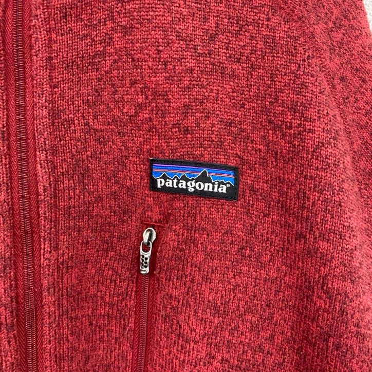 Patagonia　パタゴニア　ハーフジップフリースプルオーバー　フリースジャケット 　赤　レッド　Mサイズ