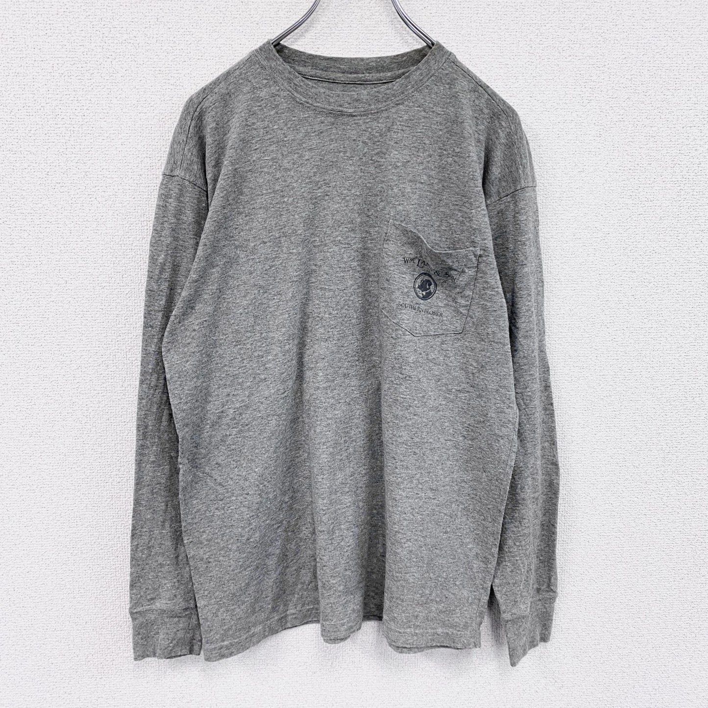SOUTHERN PROPER　長袖Tシャツ/ロンT　灰色　グレー　Sサイズ