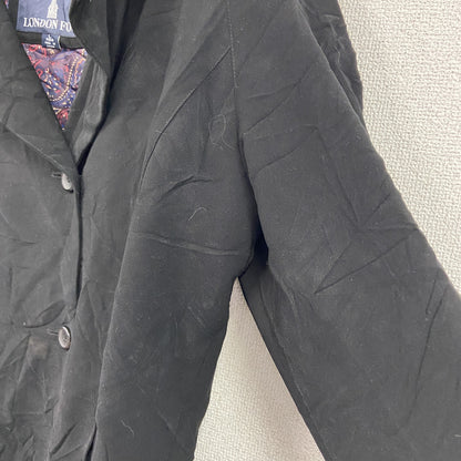 LONDON FOG　ロンドンフォグ　トレンチコート　黒　ブラック　Lサイズ　
