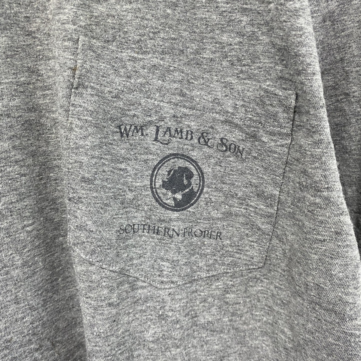 SOUTHERN PROPER　長袖Tシャツ/ロンT　灰色　グレー　Sサイズ