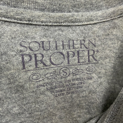 SOUTHERN PROPER　長袖Tシャツ/ロンT　灰色　グレー　Sサイズ