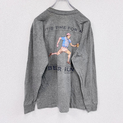 SOUTHERN PROPER　長袖Tシャツ/ロンT　灰色　グレー　Sサイズ