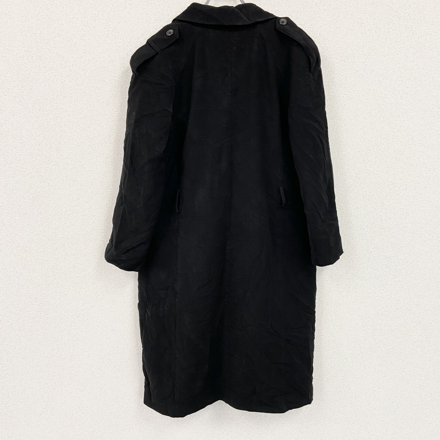LONDON FOG　ロンドンフォグ　トレンチコート　黒　ブラック　Lサイズ　