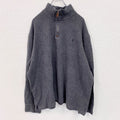 Polo by Ralph Lauren　ポロバイラルフローレン　ハーフジップスウェット/トレーナー 　グレー　2XLサイズ