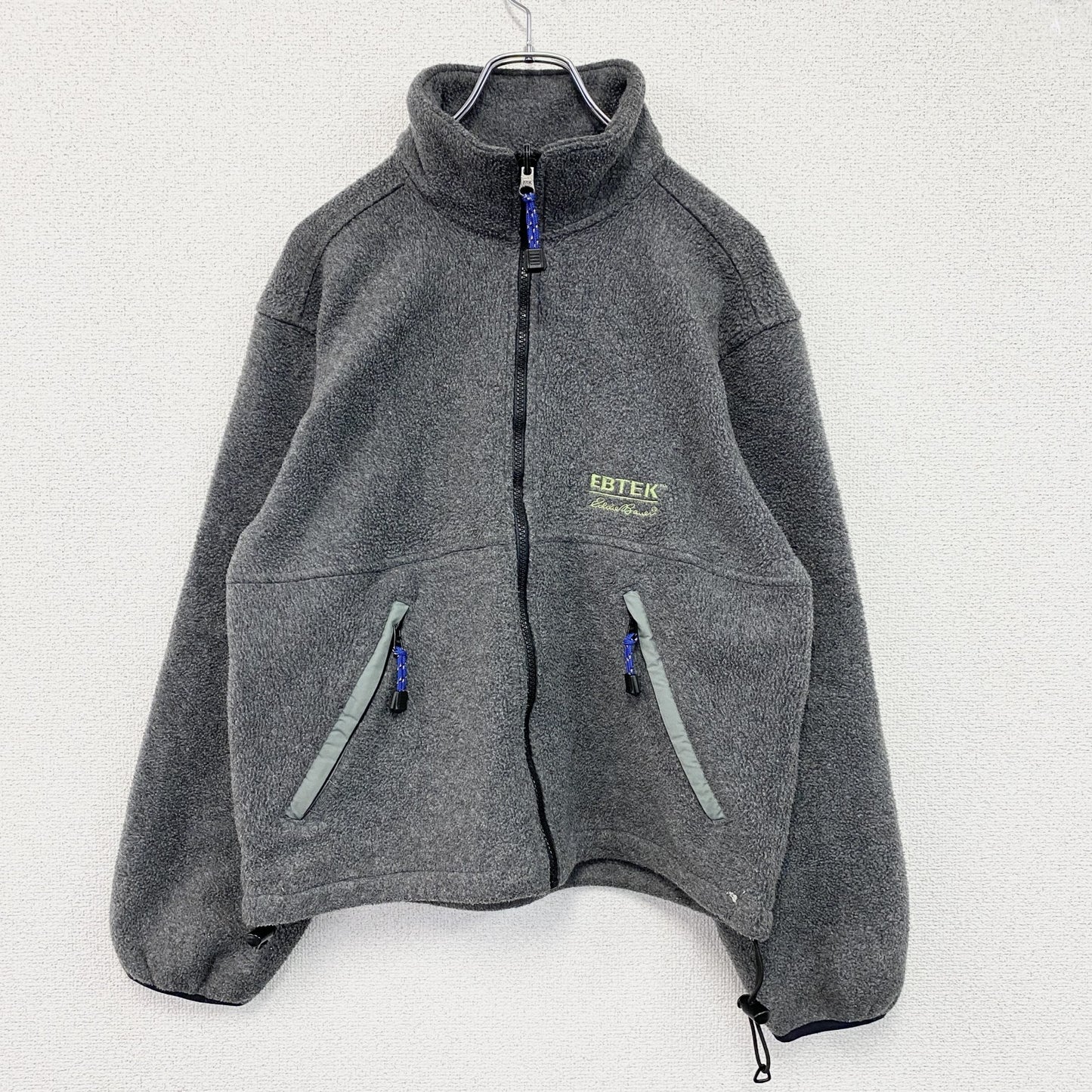 Eddie Bauer　エディーバウアー　EBTEK　エブテック　フルジップフリースジャケット/ボアジャケット　グレー　XSサイズ