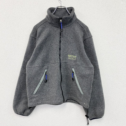 Eddie Bauer　エディーバウアー　EBTEK　エブテック　フルジップフリースジャケット/ボアジャケット　グレー　XSサイズ