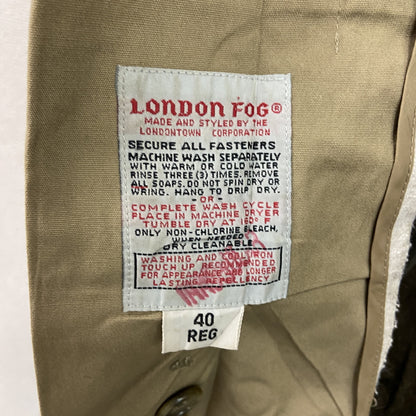 LONDON FOG　ロンドンフォグ　トレンチコート　ベージュ　40サイズ