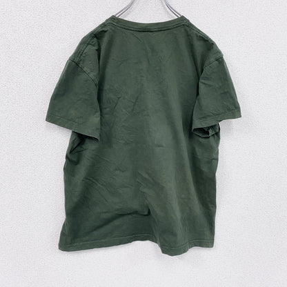 Stedman　半袖プリントTシャツ　魚　フィッシング　深緑　ディープグリーン　Lサイズ