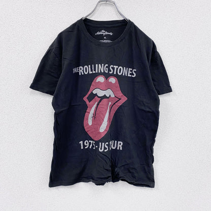 The Rolling Stones　ローリングストーンズ　半袖プリントTシャツ　黒　ブラック　XLサイズ