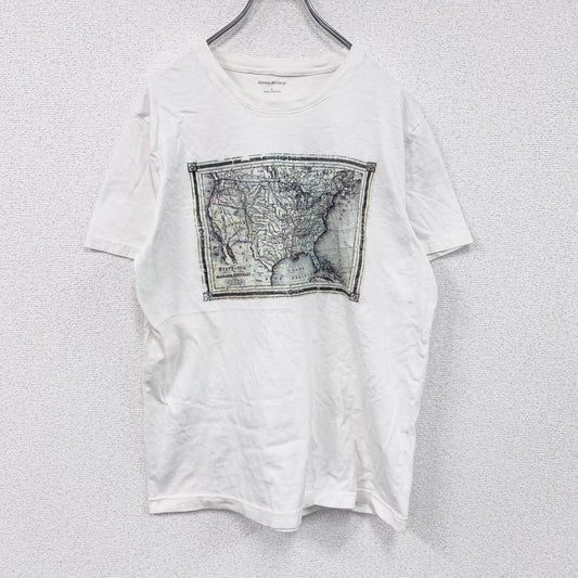 BANANA REPUBLIC　バナナリパブリック　バナリパ　半袖プリントTシャツ　白　ホワイト　Lサイズ