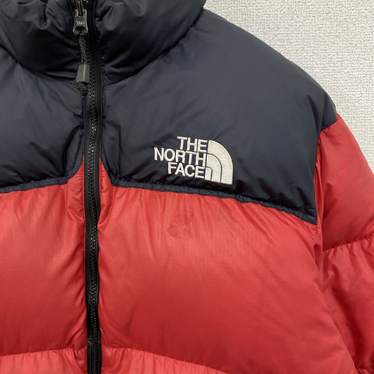 THE NORTH FACE　ザ・ノースフェイス　ヌプシ　ダウンジャケット　赤　レッド　Mサイズ