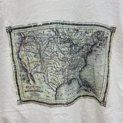 BANANA REPUBLIC　バナナリパブリック　バナリパ　半袖プリントTシャツ　白　ホワイト　Lサイズ