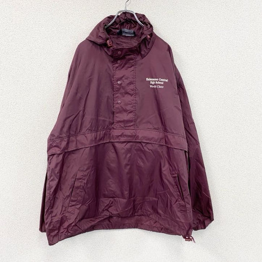 ～90s　Holloway　ホロウェイ　アノラックパーカー　ヴィンテージ　ボルドー　2XLサイズ