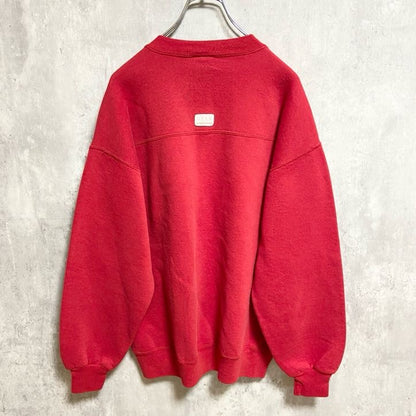 ～90s　GEAR　DAVITSON　プリントスウェット/トレーナー　ヴィンテージ　赤　レッド　XLサイズ