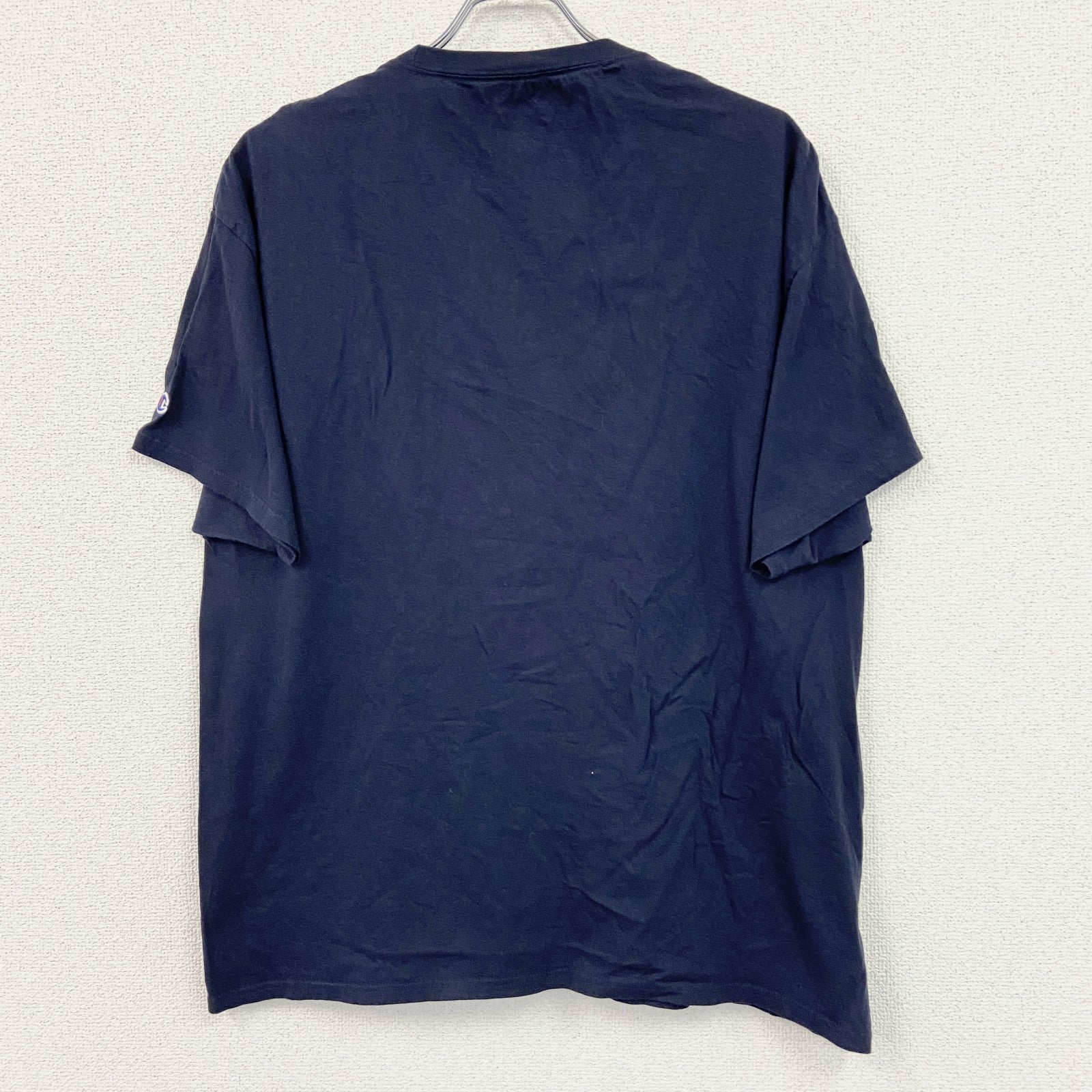 Champion　チャンピオン　半袖プリントTシャツ　紺　ネイビー　XLサイズ