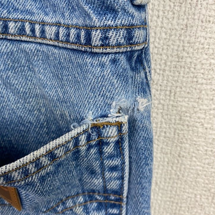 Carhartt　カーハート　デニムパンツ　ジッパーフライ　レザーパッチ　インディゴ　W38