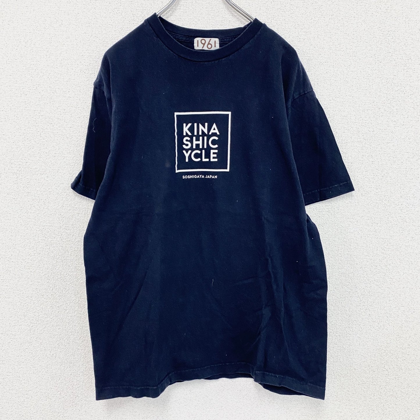 KINASHI CYCLE　木梨サイクル　半袖Tシャツ　SOSHIGAYA JAPAN　黒　ブラック　XLサイズ