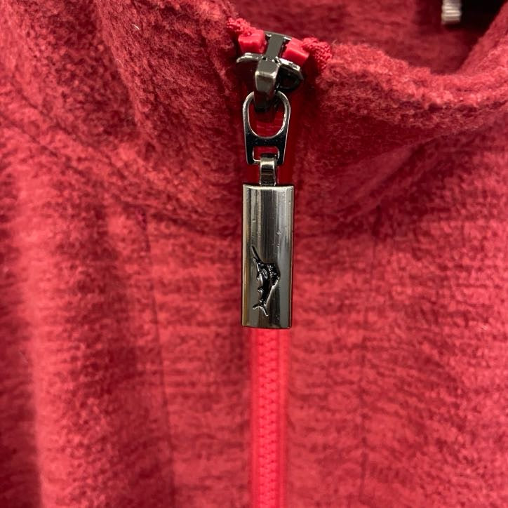 古着 used　Tommy Bahama トミーバハマ　長袖ハーフジップフリースジャケット　ハイネック　ワンポイント刺繍　Mサイズ