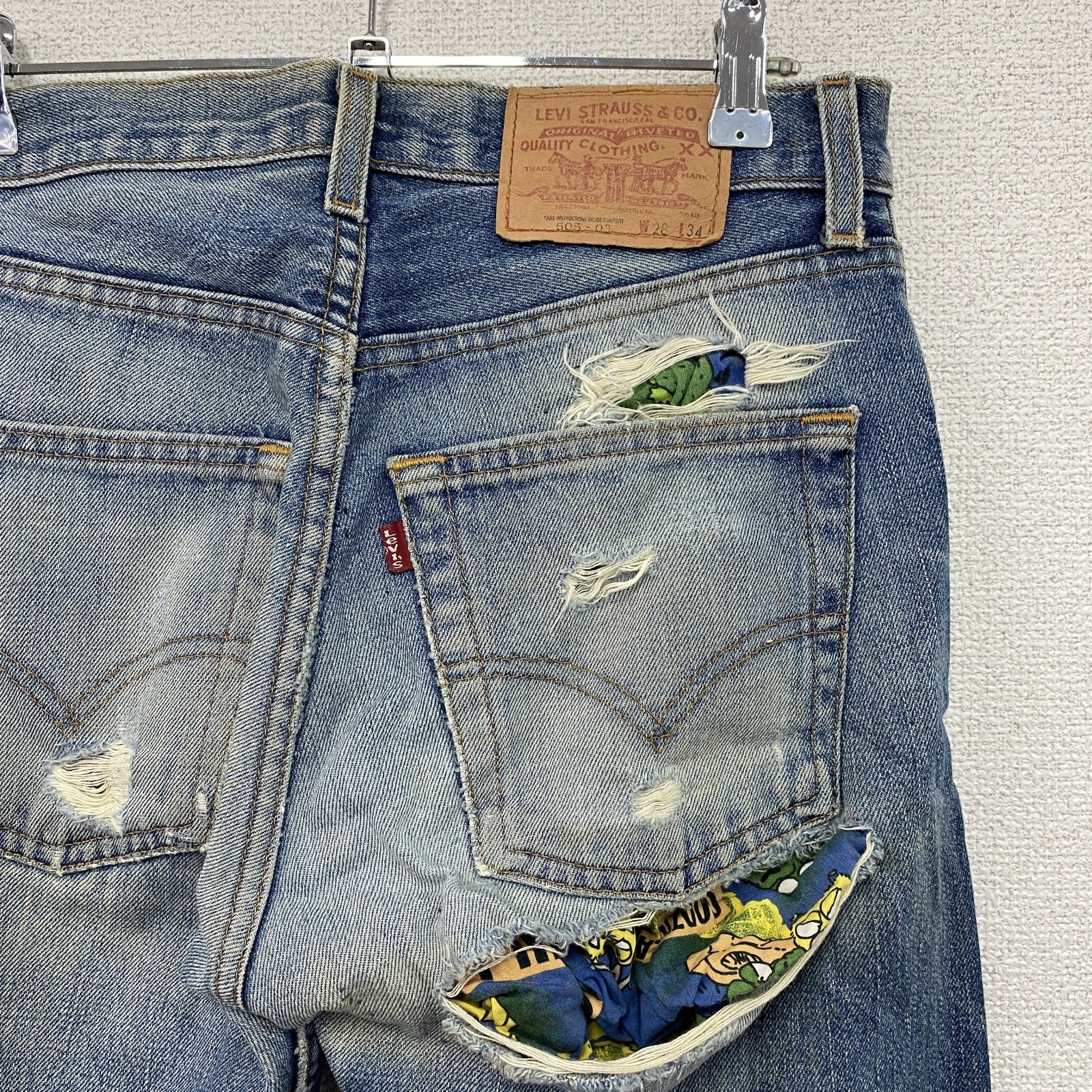Levi's　リーバイス　505-03　デニムパンツ/ジーンズ　ジップフライ　インディゴ　W28サイズ