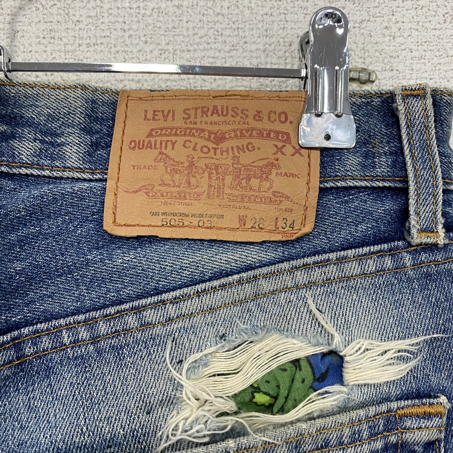 Levi's　リーバイス　505-03　デニムパンツ/ジーンズ　ジップフライ　インディゴ　W28サイズ