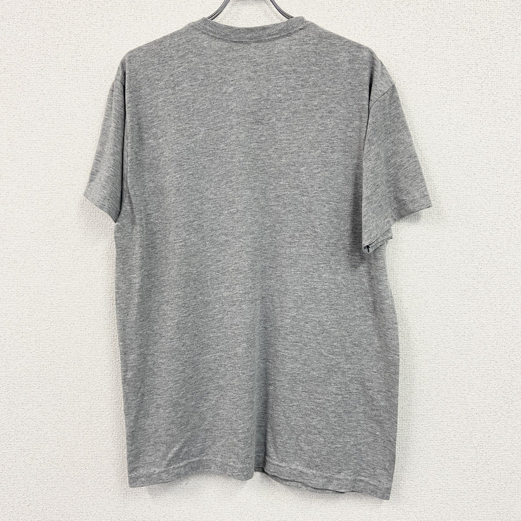adidas　アディダス　半袖プリントTシャツ　グレー　2XL