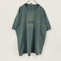 ～90s　anvil　アンヴィル　半袖プリントTシャツ　カプセルプリント　アーチプリント　3連プリント　カーキ　XLサイズ　