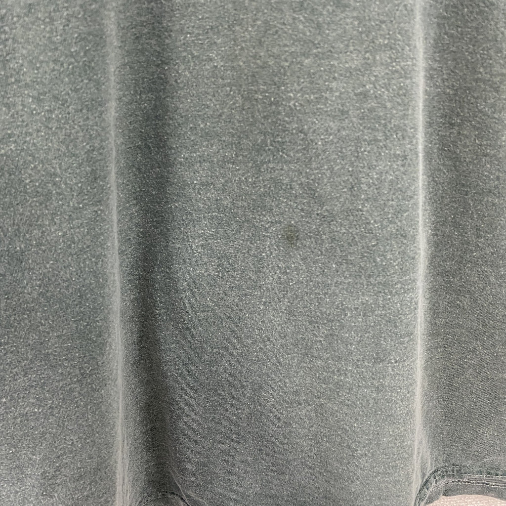～90s　anvil　アンヴィル　半袖プリントTシャツ　カプセルプリント　アーチプリント　3連プリント　カーキ　XLサイズ　