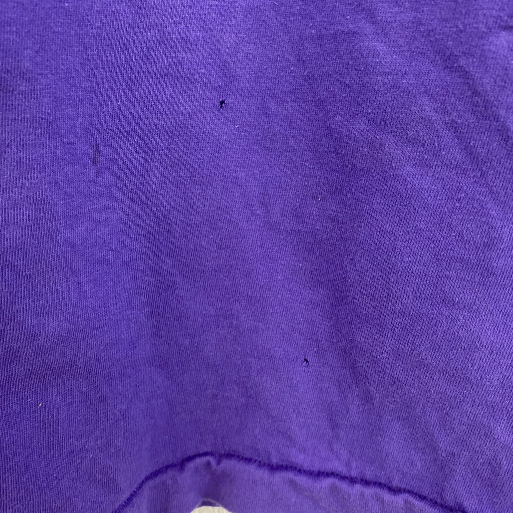 90s　Hanes　ヘインズ　半袖Tシャツ　ヴィンテージ　シングルステッチ　紫　パープル　Lサイズ