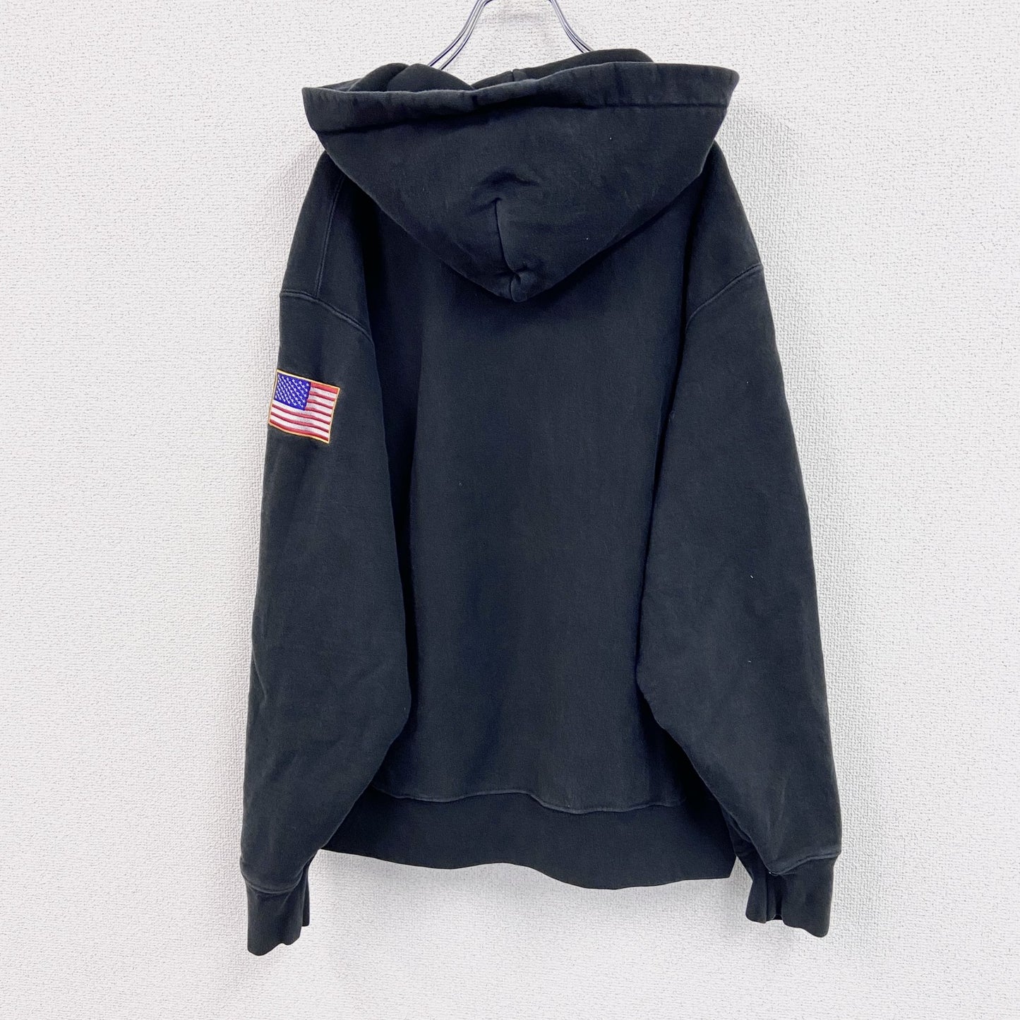 Champion　チャンピオン　リバースウィーブ　スウェットパーカー/フーディー　単色タグ　復刻　ブラック　XLサイズ