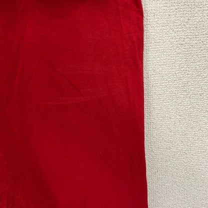古着 used　adidas アディダス　半袖プリントTシャツ　NHL　ホッケー　カナダ　ワンポイントロゴ　赤　レッド　Lサイズ