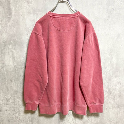 古着　used　COMFORTCOLORS　セントオーガスティン　長袖プリントスウェット　トレーナー　ピンク　Sサイズ