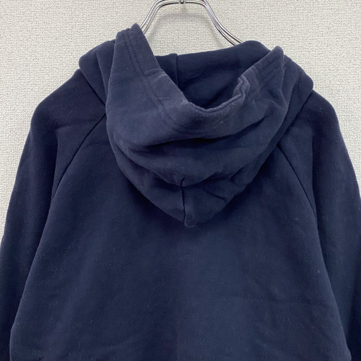 Lee　リー　スウェットパーカー/フーディー　デカロゴ　紺　ネイビー　Mサイズ
