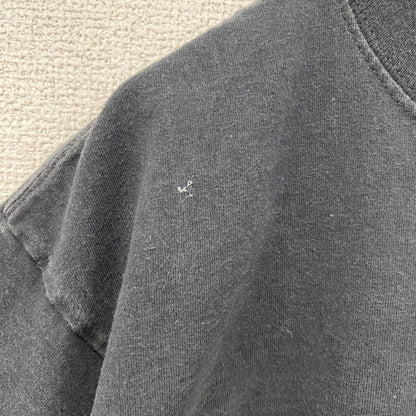 Hanes　ヘインズ　半袖メッセージプリントTシャツ　黒　ブラック　Mサイズ