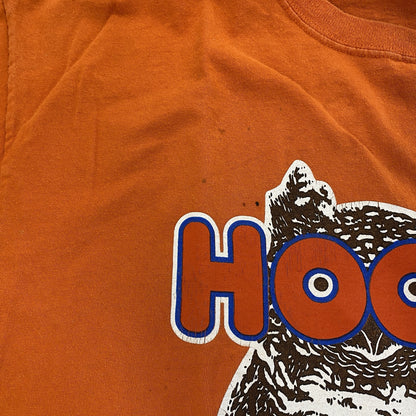 DELTA　HOOTERS　フーターズ　半袖プリントTシャツ　企業T　オレンジ　Lサイズ
