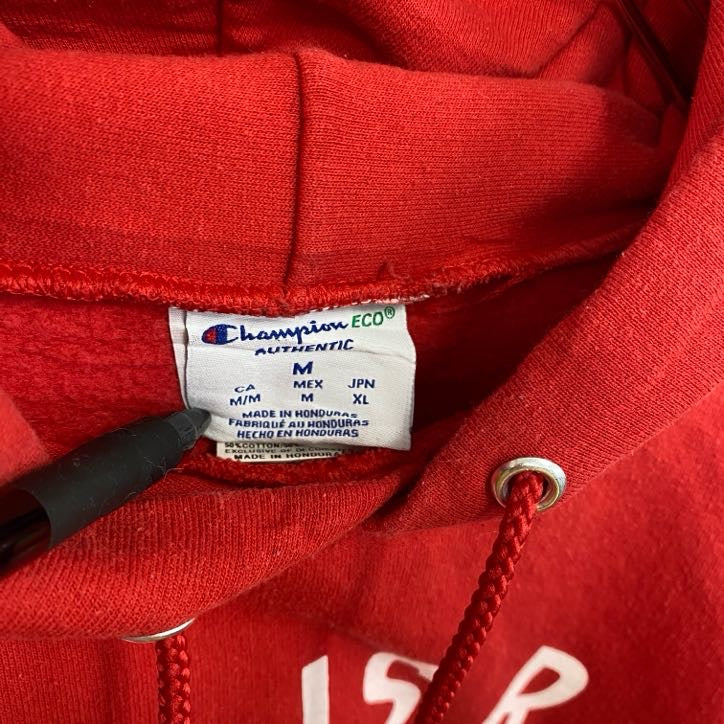 champion　チャンピオン　スウェットパーカー/フーディー　赤　レッド　Mサイズ