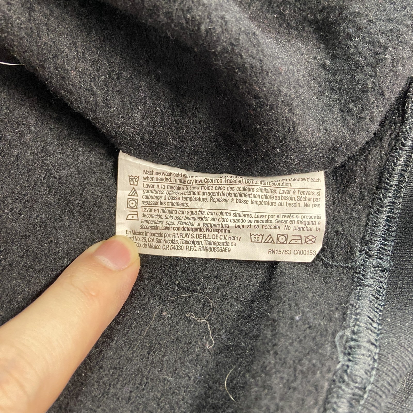 champion　チャンピオン　スウェット/トレーナー　ロゴ刺繡　黒　ブラック　Lサイズ