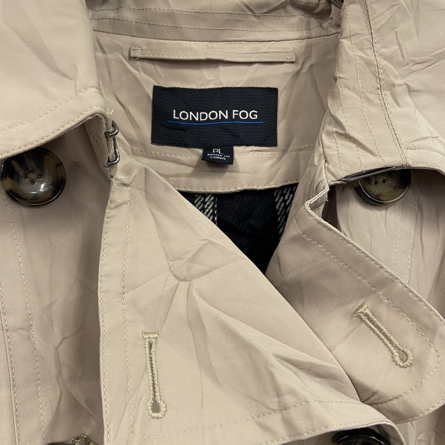 LONDON FOG　ロンドンフォグ　トレンチコート　ベージュ　Lサイズ