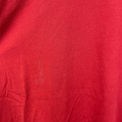 古着 used　U.S.POLOASSN　ユーエスポロアッスン　長袖Tシャツ　ロンT　ワンポイントロゴ刺繍　赤　レッド　XSサイズ