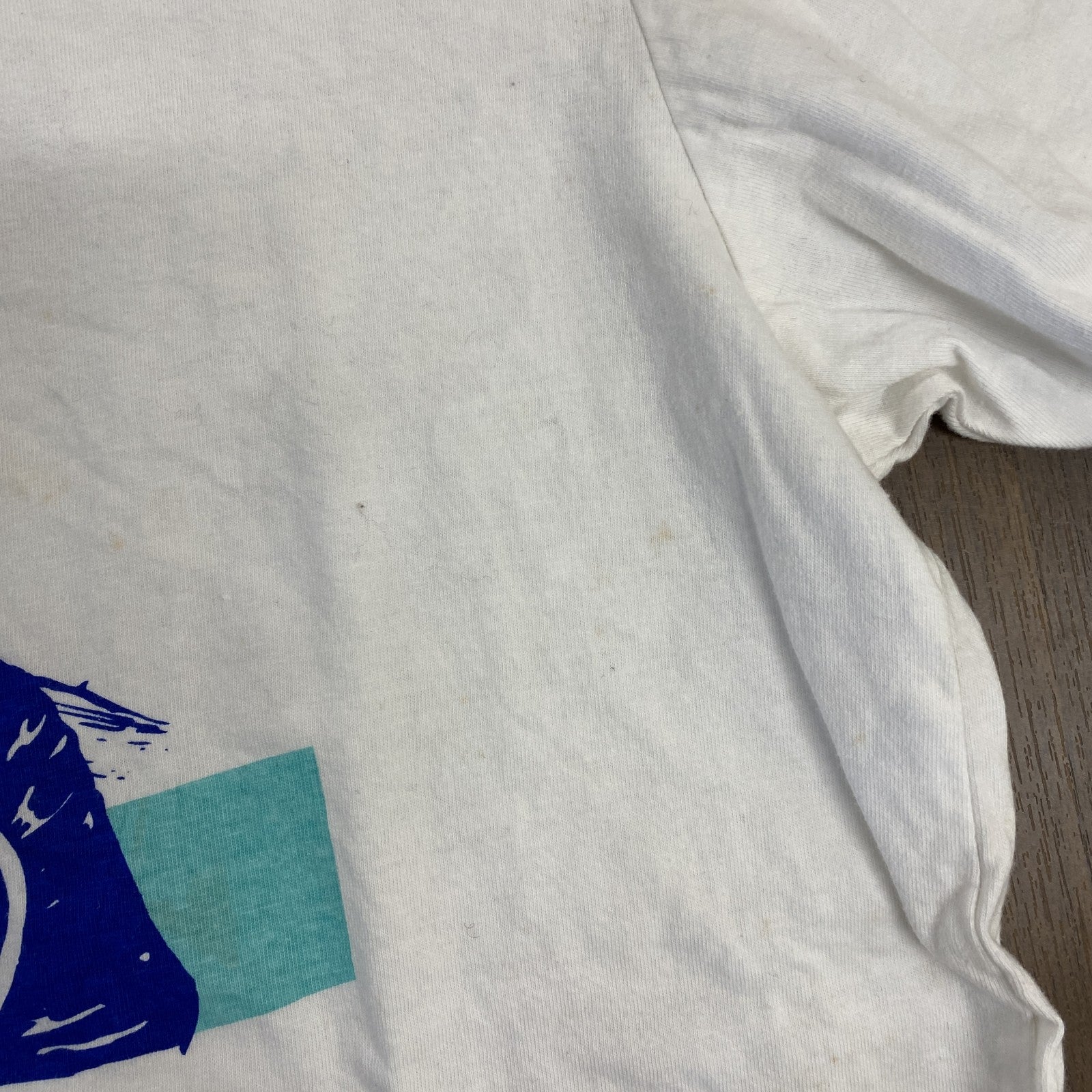 00s～　XUEYA YANG MIAN ZHI ZAO　半袖Tシャツ　ヨーグルッぺ　白　ホワイト　XXLサイズ