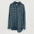 90s　OLD GAP　オールドギャップ　長袖ボタンダウンシャツ　ネルシャツ　白タグ　ヴィンテージ　Lサイズ