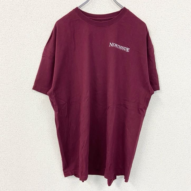 古着 used　Champion チャンピオン　半袖バックプリントTシャツ　NORTHSIDE　ビックシルエット　XLサイズ