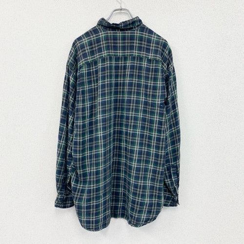 90s　OLD GAP　オールドギャップ　長袖ボタンダウンシャツ　ネルシャツ　白タグ　ヴィンテージ　Lサイズ