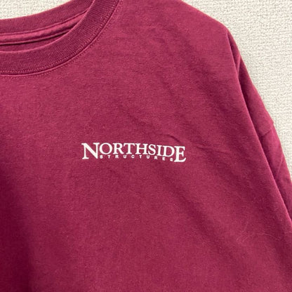 古着 used　Champion チャンピオン　半袖バックプリントTシャツ　NORTHSIDE　ビックシルエット　XLサイズ