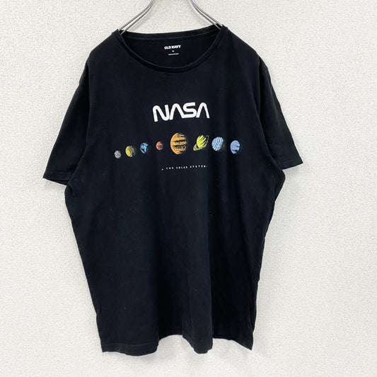 OLD NAVY　オールドネイビー　NASA　半袖プリントTシャツ　黒　ブラック　XLサイズ